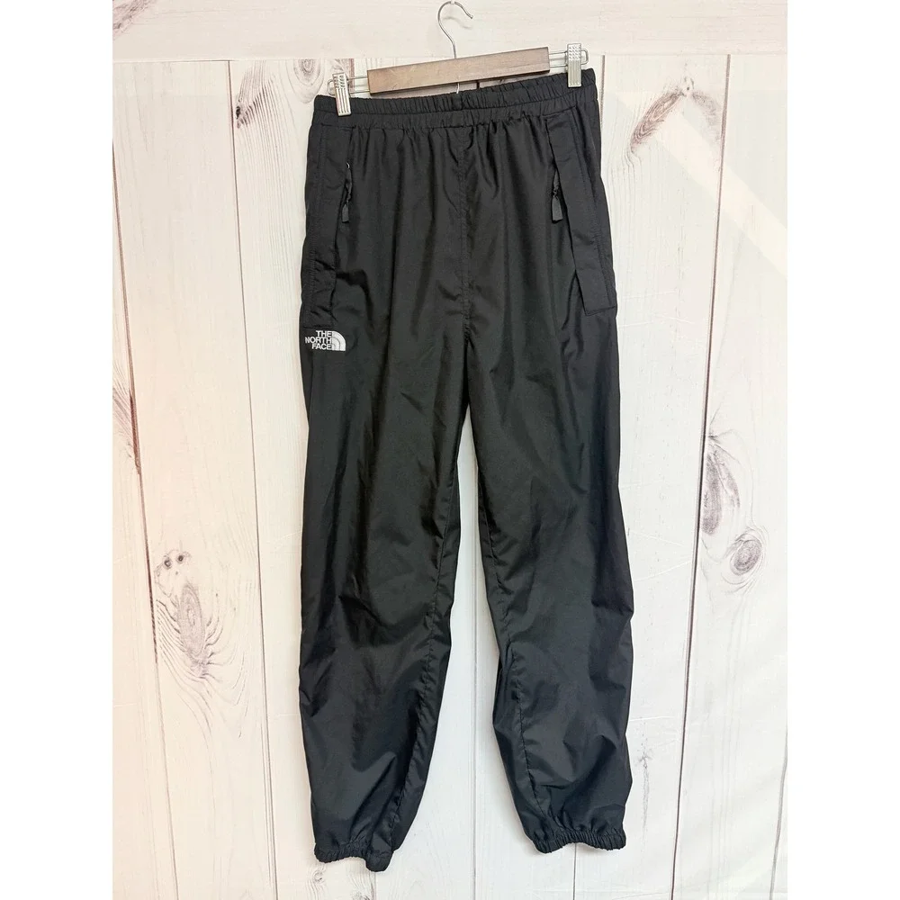 The North Face Women's Track Pants Large Black Zip Ankle EUC